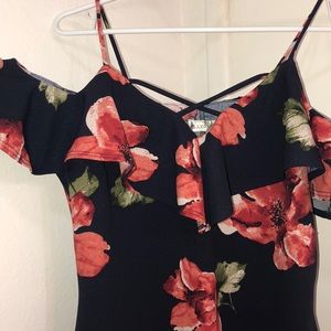 A off the shoulder dress